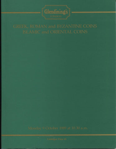 Glendining 9th October 1989, Webdale Islamic & Oriental Coins