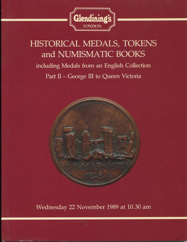 Glendining 22nd November 1989, Medals from an English Collection part II