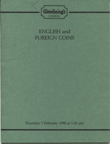 Glendining 1st February 1990, English & Foreign Coins
