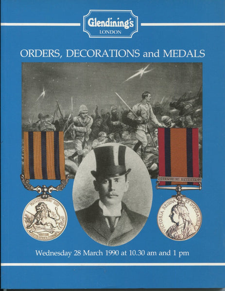 Glendining 28th March 1990, Orders, Decorations & Medals