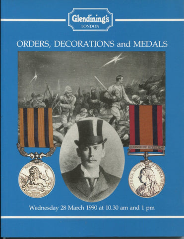 Glendining 28th March 1990, Orders, Decorations & Medals