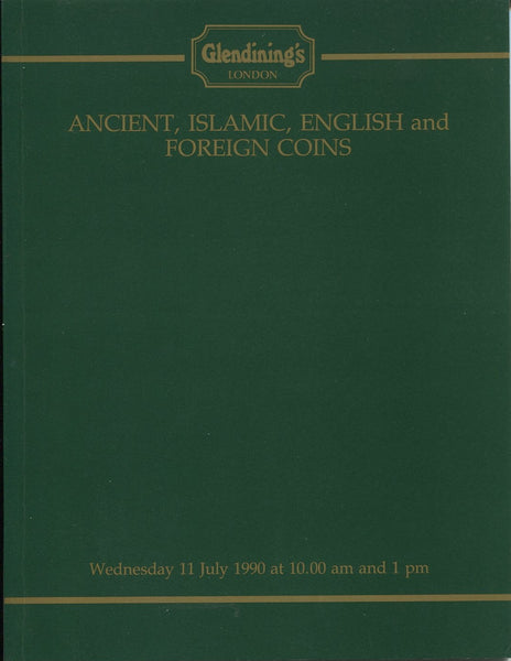 Glendining 11th July 1990, Ancient, Islamic, English & Foreign Coins