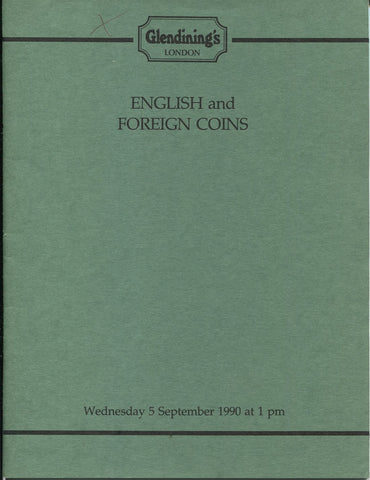Glendining 5th September 1990, English & Foreign Coins