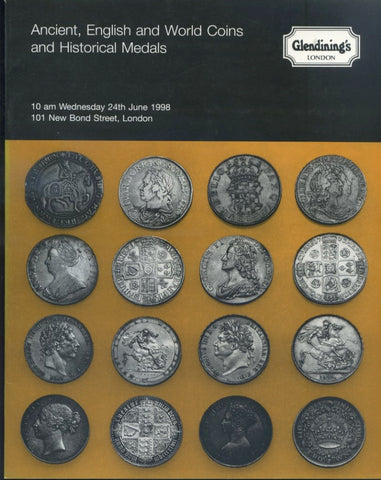 Glendining 24/6/1998, Coins & Medals