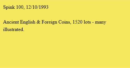 Spink 100, 12/10/1993