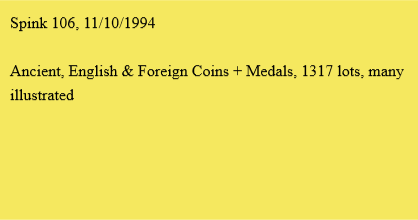 Spink 106, 11/10/1994
