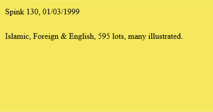 Spink 130, 01/03/1999