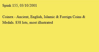 Spink 155, 03/10/2001