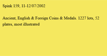 Spink 159, 11-12/07/2002