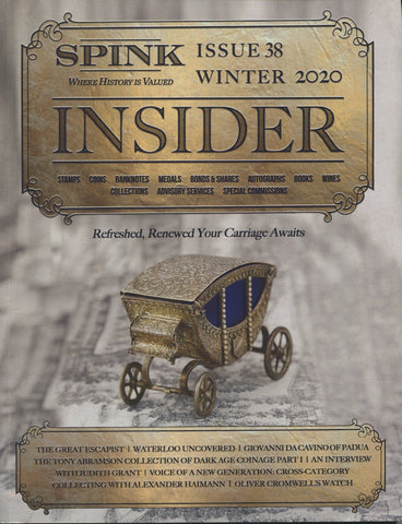 Spink Insider 38, Winter 2020