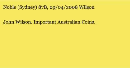 Noble (Sydney) 87B, 09/04/2008 Wilson