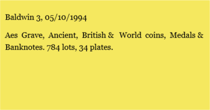 Baldwin 3, 05/10/1994