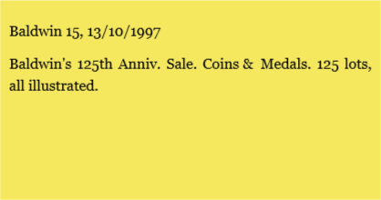 Baldwin 15, 13/10/1997