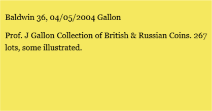 Baldwin 36, 04/05/2004 Gallon