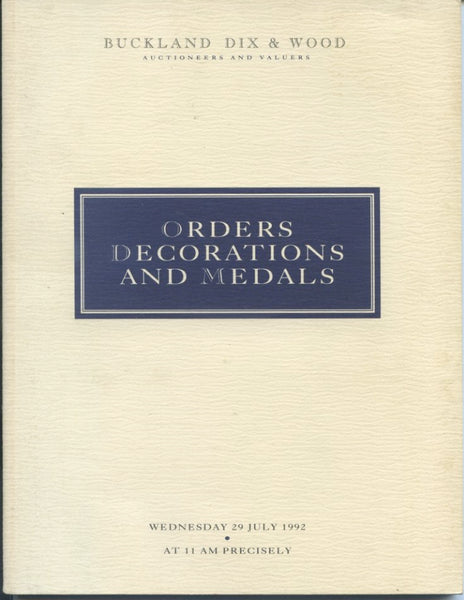 Buckland, Dix & Wood, 29/7/1992