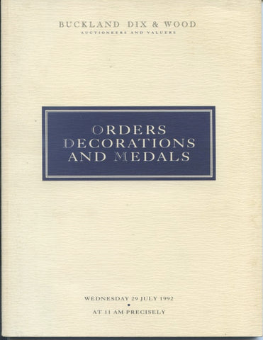 Buckland, Dix & Wood, 29/7/1992
