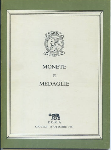 Christie's Rome, 15/10/1981