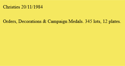 Christie's 20/11/1984