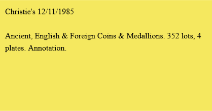 Christie's 12/11/1985