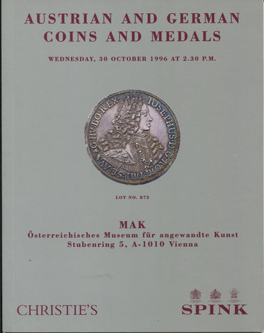 Christie's/Spink - Vienna 30/10/1996