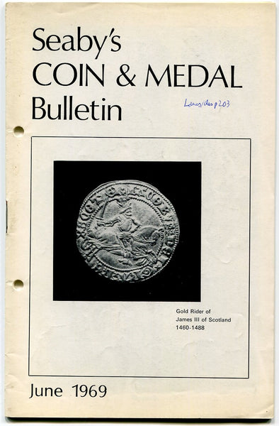 Seaby's Coin and Medal Bulletin for June 1969