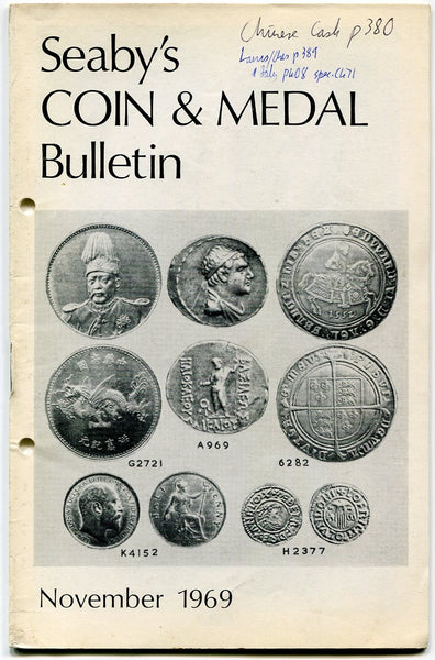 Seaby's Coin and Medal Bulletin for November 1969