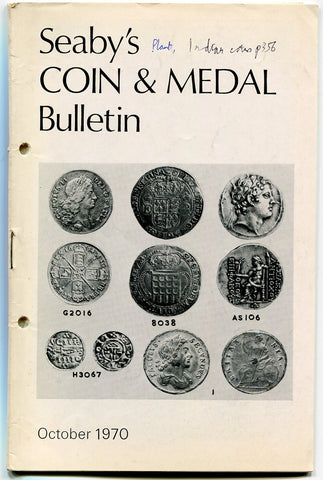 Seaby's Coin and Medal Bulletin for October 1970