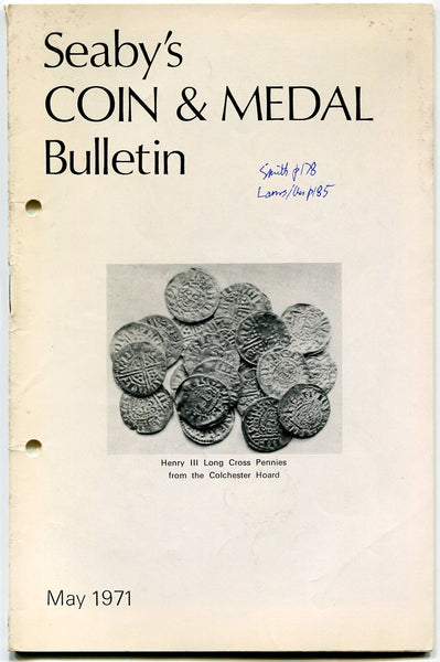 Seaby's Coin and Medal Bulletin for May 1971
