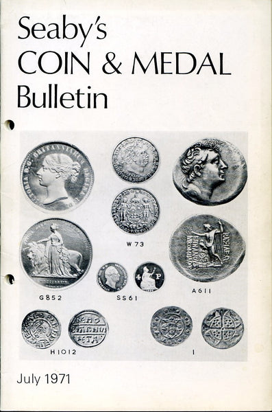 Seaby's Coin and Medal Bulletin for July 1971
