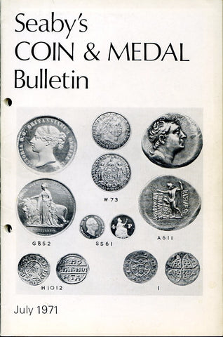 Seaby's Coin and Medal Bulletin for July 1971