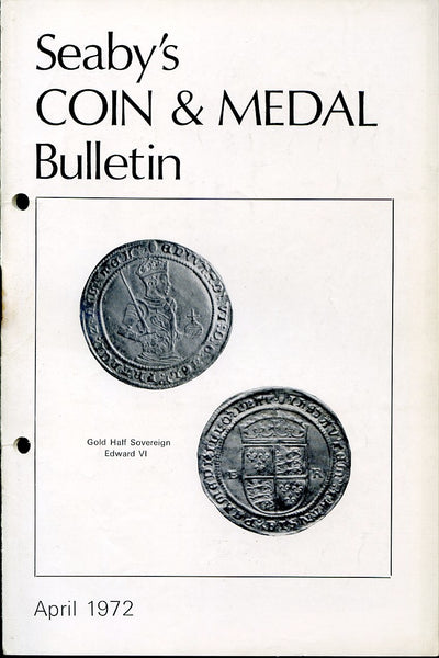 Seaby's Coin and Medal Bulletin for April 1972