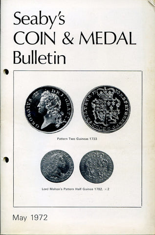 Seaby's Coin and Medal Bulletin for May 1972
