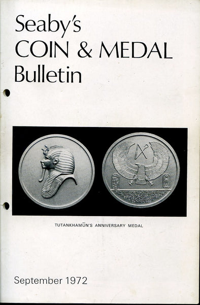 Seaby's Coin and Medal Bulletin for September 1972