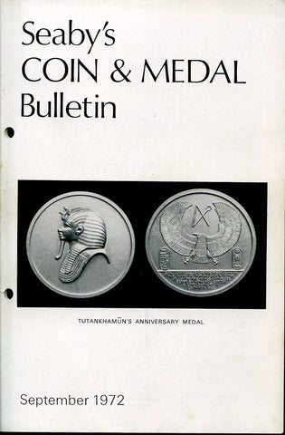Seaby's Coin and Medal Bulletin for September 1972