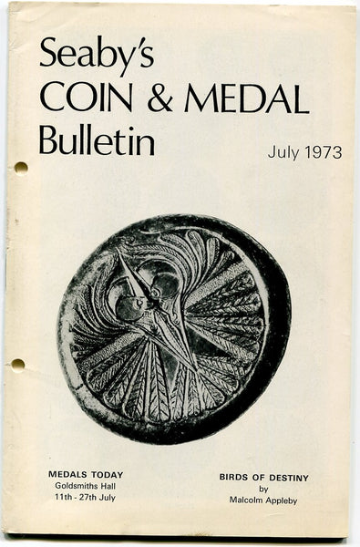 Seaby's Coin and Medal Bulletin for July 1973