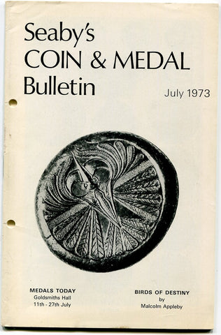 Seaby's Coin and Medal Bulletin for July 1973