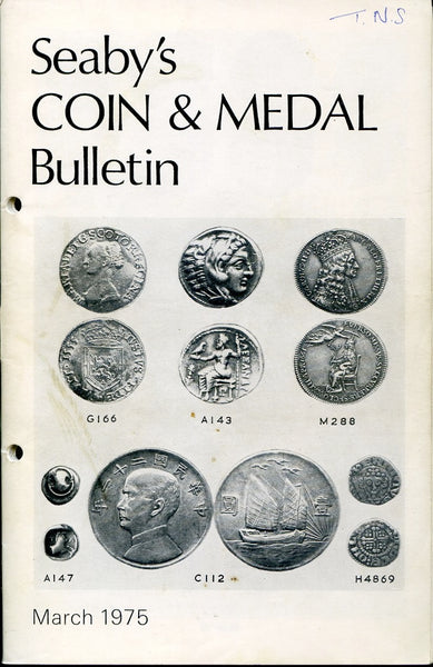 Seaby's Coin and Medal Bulletin for March 1975