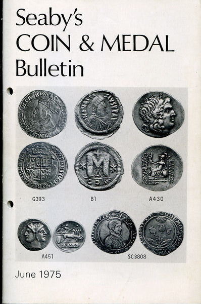 Seaby's Coin and Medal Bulletin for June 1975