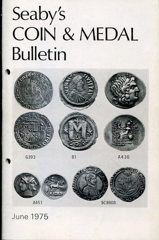 Seaby's Coin and Medal Bulletin for June 1975