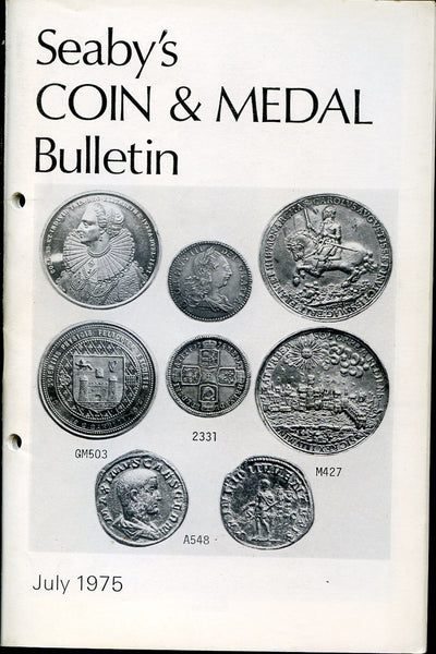 Seaby's Coin and Medal Bulletin for July 1975