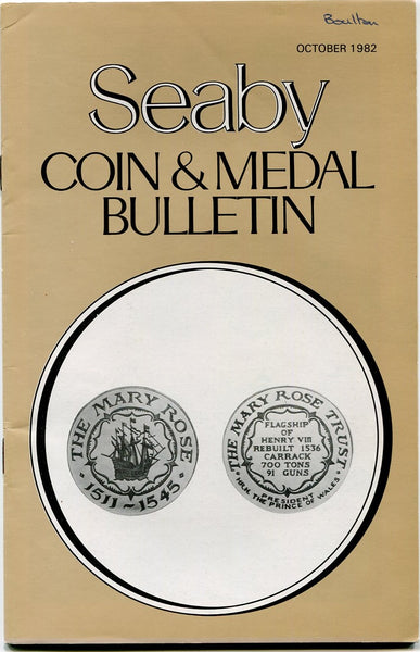 Seaby's Coin and Medal Bulletin for October 1982