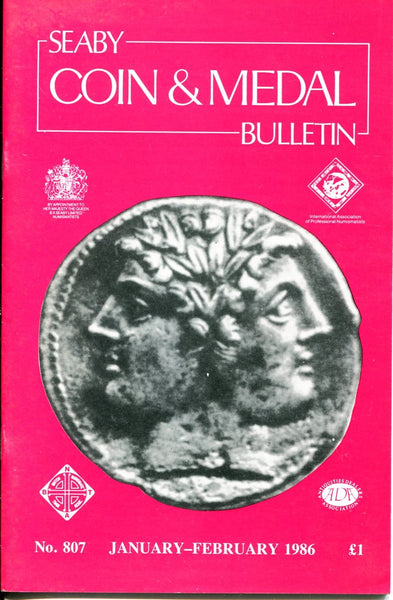 Seaby's Coin and Medal Bulletin for January/February 1986