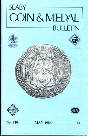 Seaby's Coin & Medal Bulletin for May 1986