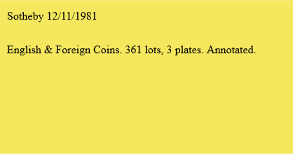 Sotheby 12/11/1981