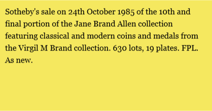 Sotheby 24/10/1985 Brand Part 10