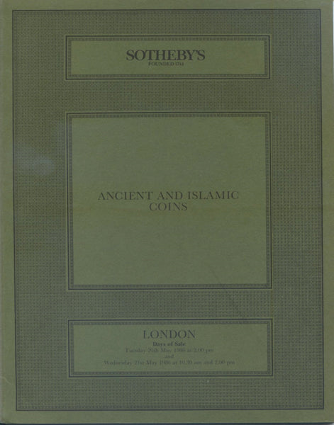 Sotheby London, 20/05/1986