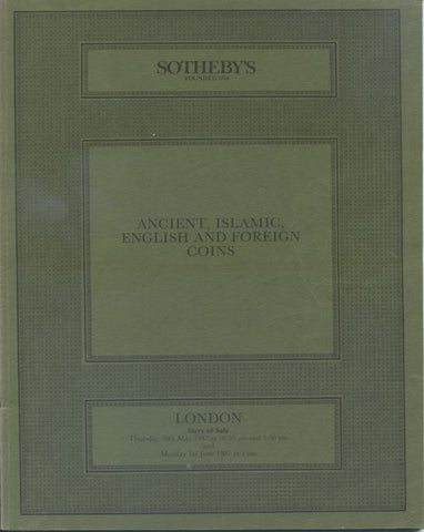 Sotheby London, 28/05 - 1/6/1987