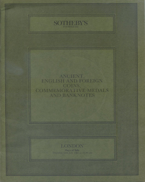 Sotheby London, 16/07/1987