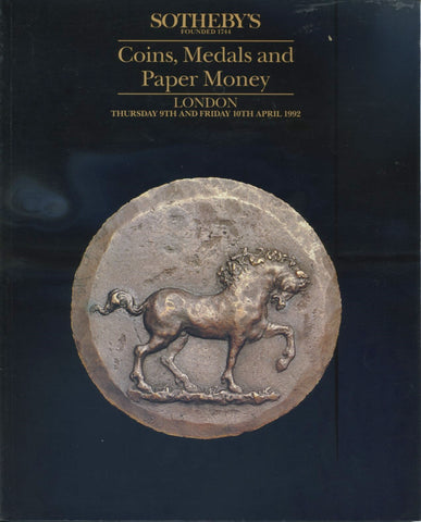 Sotheby London, 9-10/4/1992