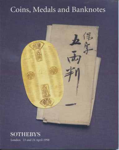Sotheby London, 23-4/4/1998